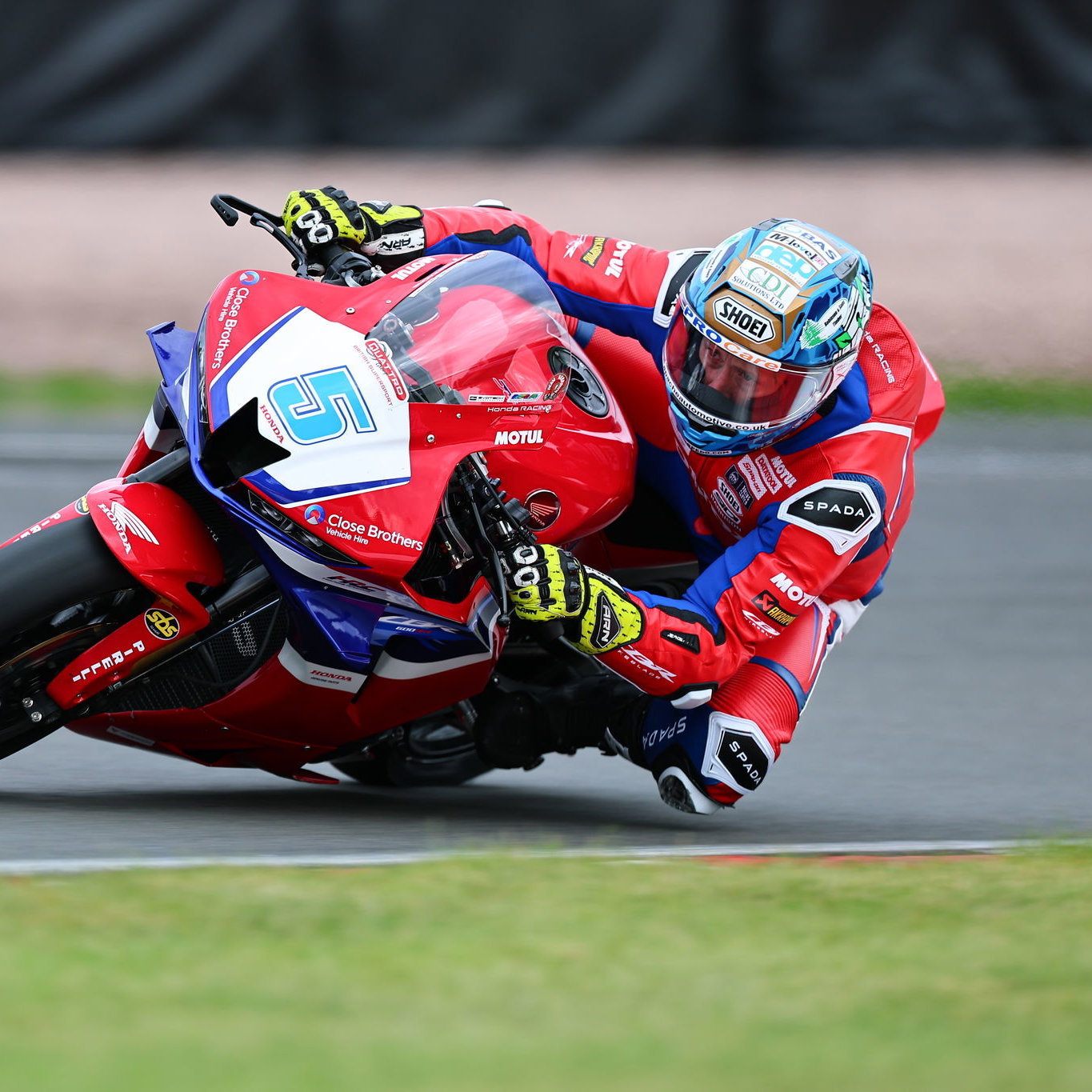 Dean Harrison, 2025 Oulton Park BSB test (Supersport). Credit: Honda Racing UK.